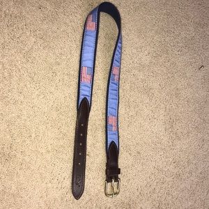 Vineyard Vines American Flag belt